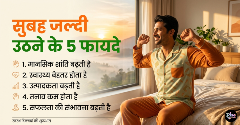 सुबह जल्दी उठने के  फायदे