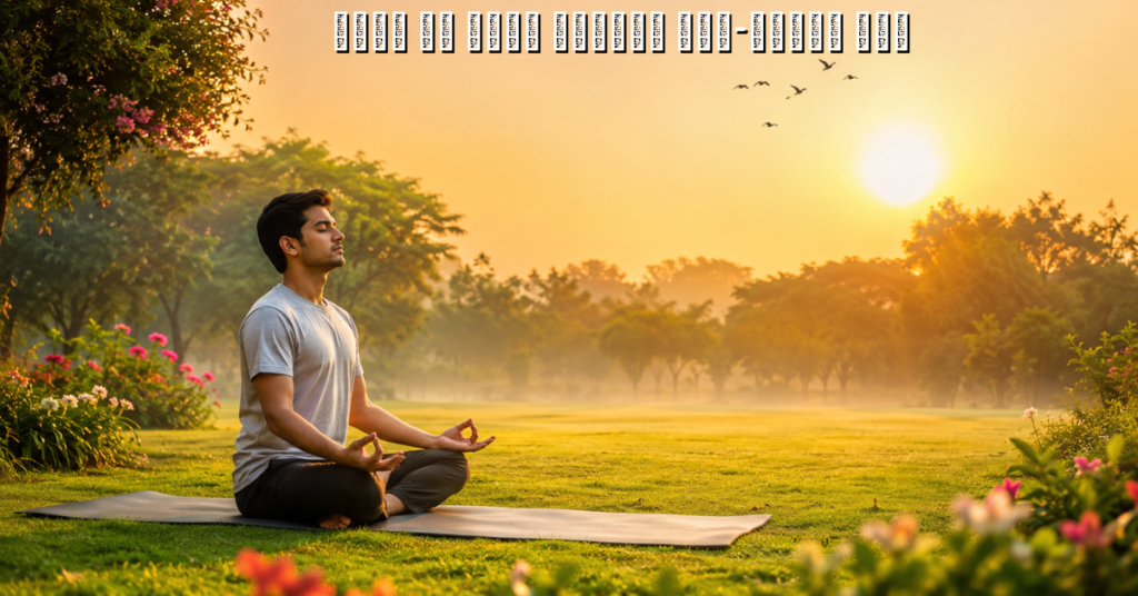 सुबह की छोटी शुरुआत योग-ध्यान से।